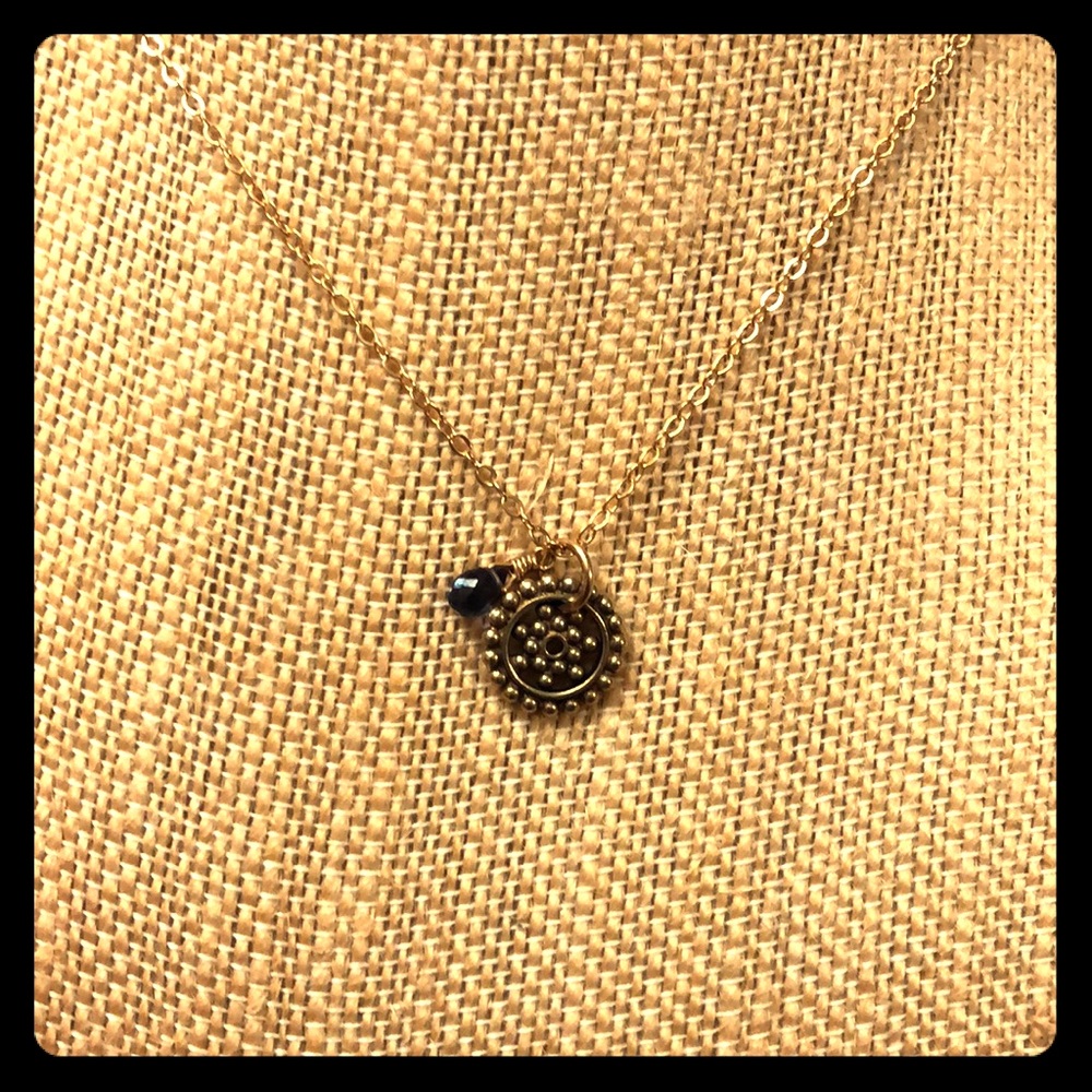 Charmed Mandala Necklace - Iolite (Purple)